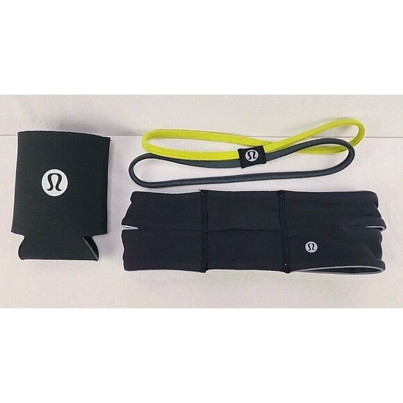 Lululemon Accessories 2 Headbands One Size & Drink Koozie - Picture 1 of 8